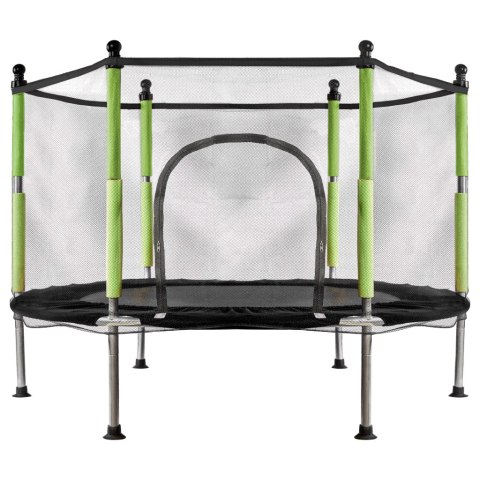 Trampolina ogrodowa dla dzieci siatka 110x140 cm zielona Trampolina ogrodowa dla dzieci siatka 110x140 cm zielona