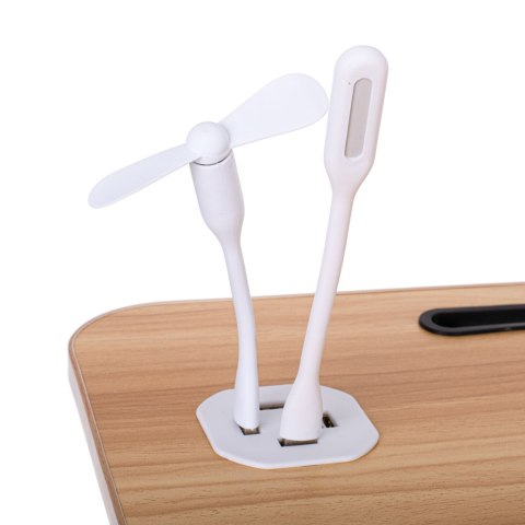 Stolik pod laptopa składany do łóżka podstawka śniadaniowa USB Stolik pod laptopa składany do łóżka podstawka śniadaniowa USB