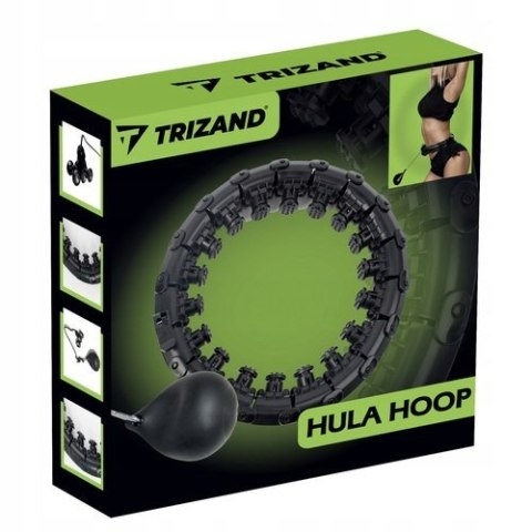 Hula Hop z masażerem i obciążnikiem Trizand 25208 – odchudzanie i masaż Hula Hop z masażerem i obciążnikiem Trizand 25208 – odchudzanie i masaż