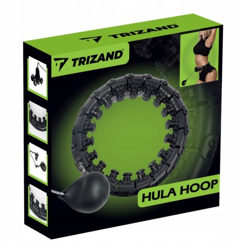 Hula Hop z masażerem i obciążnikiem Trizand 25208 – odchudzanie i masaż Hula Hop z masażerem i obciążnikiem Trizand 25208 – odchudzanie i masaż