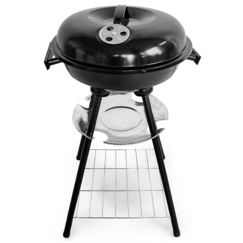 Grill ogrodowy z pokrywą otwór wentylacyjny popielnik półka MultiGarden