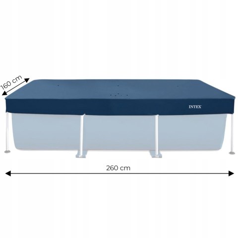 Pokrywa plandeka mata do basenu stelażowego 260x160 cm INTEX 28036