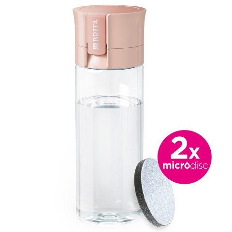 Butelka filtrująca Brita Vital pastelowa brzoskwinia 2 dyski Butelka filtrująca Brita Vital pastelowa brzoskwinia 2 dyski