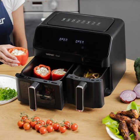 FRYTOWNICA ZAF 9000 5,5L + 3,5L 2700W AIR FRYER FRYTOWNICA ZAF 9000 5,5L + 3,5L 2700W AIR FRYER