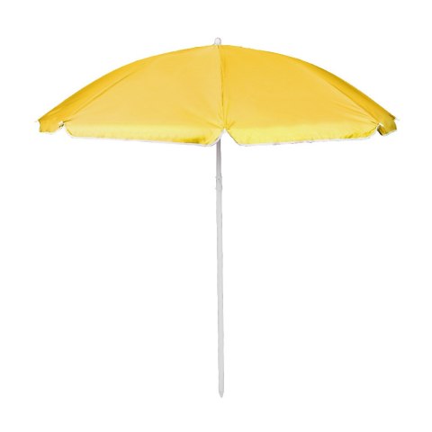 Parasol ogrodowy plażowy regulowany łamany składany UV 150cm żółty Parasol ogrodowy plażowy regulowany łamany składany UV 150cm żółty