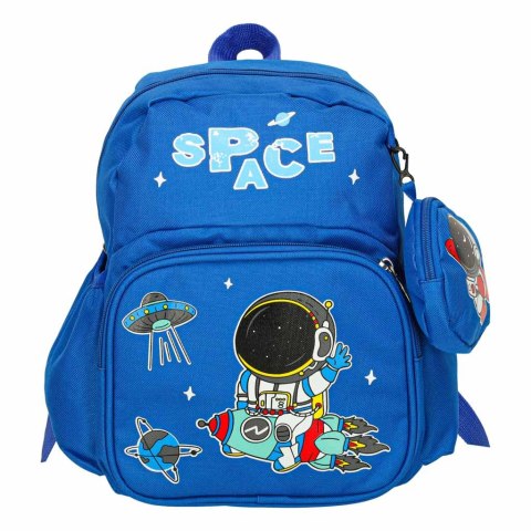 Plecak dla przedszkolaka szkolny dziecięcy astronauta 30x14x23cm Plecak dla przedszkolaka szkolny dziecięcy astronauta 30x14x23cm