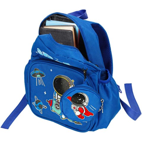 Plecak dla przedszkolaka szkolny dziecięcy astronauta 30x14x23cm Plecak dla przedszkolaka szkolny dziecięcy astronauta 30x14x23cm