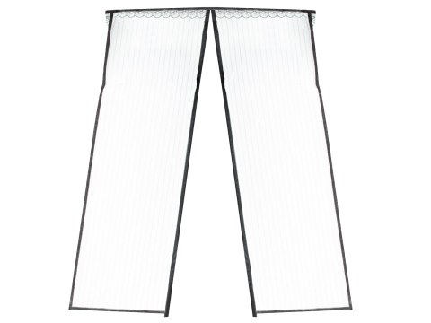 Moskitiera siatka magnetyczna na drzwi 110x220cm CZARNA Moskitiera siatka magnetyczna na drzwi 110x220cm CZARNA