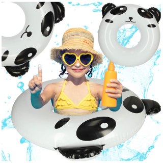 Kółko do pływania koło dmuchane kółko plażowe panda 80cm max 60kg